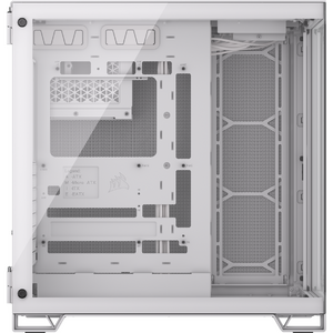 Carcasa Corsair 6500X, Mid-Tower, Dual Chamber, ATX, Alb