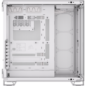 Carcasa Corsair 6500X, Mid-Tower, Dual Chamber, ATX, Alb