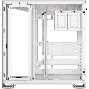 Carcasa Corsair 6500X, Mid-Tower, Dual Chamber, ATX, Alb