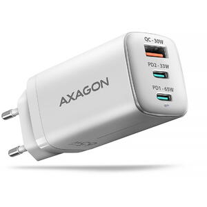 AXAGON Incarcator retea ACU-DPQ65W, GaN, 65W, PD3.0, QC4, Alb