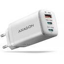 Incarcator retea ACU-DPQ65W, GaN, 65W, PD3.0, QC4, Alb
