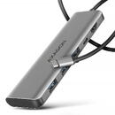 Hub USB HMC-5H, HDMI, 3x USB-A, USB-C, PD 100W