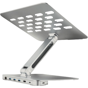 AXAGON Stand de aluminiu HMC-STND cu HUB USB, HDMI, USB-A, PD 100W, LAN, 16"