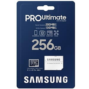 256 GB MicroSDXC Samsung PRO Ultimate [R200/W130]