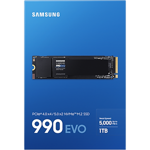 SSD Samsung 990 EVO, 1TB, M.2, PCIe 4.0 x4