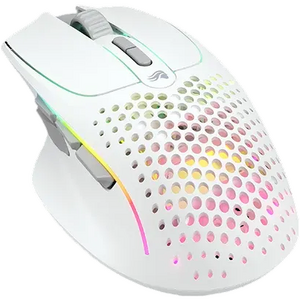 Glorious Mouse Gaming Model I 2 Wireless, 26000 DPI, Ultralight 75g, Bluetooth, 9 butoane, Alb mat
