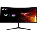 Nitro XZ340CUH, ZeroFrame, 34 inch, VA, WQHD, 3440 x 1440, HDMI, DisplayPort, Curbat 1500R, 100Hz, 5ms, Negru