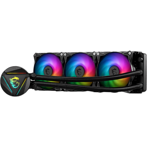 Cooler MSI MAG CORELIQUID 360R V2, Racire cu lichid, AIO 360mm, RGB, Intel/ AMD, Negru