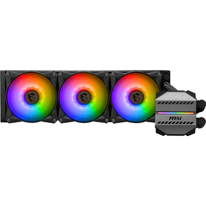 Cooler MSI MAG CORELIQUID M360, Racire cu lichid, AIO 360mm, RGB, Intel/ AMD, Negru