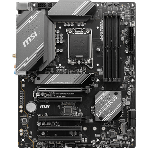 Placa de baza MSI B760 GAMING PLUS WIFI, Socket LGA1700, DDR5, Wi-Fi, BT, ATX