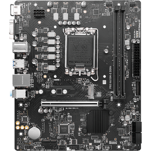 Placa de baza MSI PRO H610M-E DDR4, Socket LGA1700, PCI-E 4.0