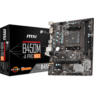 Placa de baza MSI B450M-A PRO MAX, Socket AM4, DDR4, Micro ATX