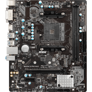 Placa de baza MSI B450M-A PRO MAX, Socket AM4, DDR4, Micro ATX