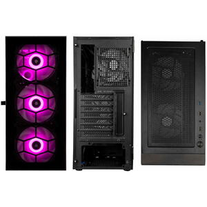 Carcasa Kolink Observatory HF Glass ARGB, Mid-Tower, Negru, PGW-CH-KOL-109