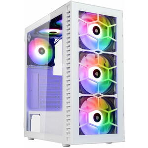 Carcasa Kolink Observatory HF Glass ARGB, Mid-Tower, Alb, PGW-CH-KOL-111