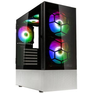 Carcasa Kolink Observatory MX Glass ARGB, Mid-Tower, Negru/Alb, PGW-CH-KOL-114