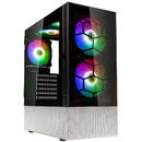 Observatory MX Glass ARGB, Mid-Tower, Negru/Alb, PGW-CH-KOL-114