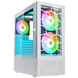 Carcasa Kolink Observatory MX Glass ARGB, Mid-Tower, Alb, PGW-CH-KOL-115