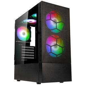 Carcasa Kolink Observatory MX Mesh ARGB, Mid-Tower, Negru, PGW-CH-KOL-116