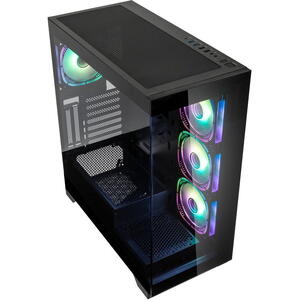 Carcasa Kolink Unity Peak ARGB, Mid-Tower, Negru, PGW-CH-KOL-122