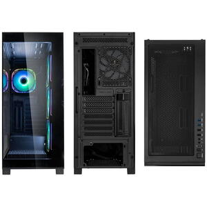 Carcasa Kolink Unity Peak ARGB, Mid-Tower, Negru, PGW-CH-KOL-122