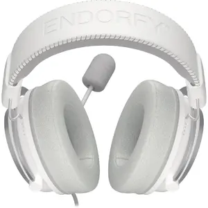 ENDORFY Casti Gaming Viro Onyx White, Jack 3.5mm, microfon detasabil, Alb