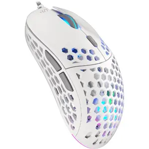 ENDORFY LIX Plus Onyx White, USB, 19000 dpi, 59 g, Alb