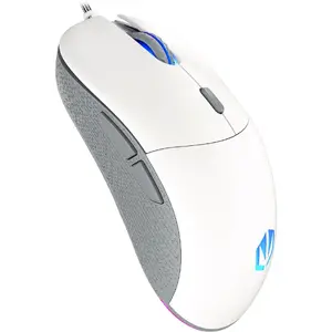 ENDORFY GEM Plus Onyx White, USB, 19000 dpi, 67 g, Alb