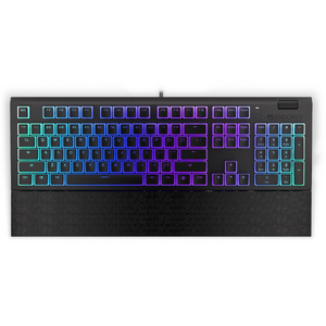 ENDORFY Omnis Pudding Red, RGB, USB, switch Kailh Red, Layout US, Negru