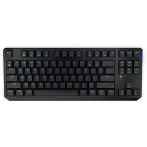 ENDORFY Tastatura Thock TKL Wireless Red, RGB, Bluetooth, switch Kailh Box Red, Layout US, Negru