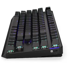 ENDORFY Tastatura Thock TKL Wireless Red, RGB, Bluetooth, switch Kailh Box Red, Layout US, Negru