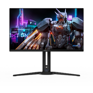 Monitor GIGABYTE AORUS FO27Q3 Gaming, 27 inch, OLED, QHD, 2560 x 1440, DisplayPort, HDMI, Boxe, Pivot, 360Hz, 0.03 ms, Negru