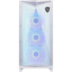 Carcasa MSI MPG GUNGNIR 300R AIRFLOW WHITE, Mid-Tower, RGB, Alb