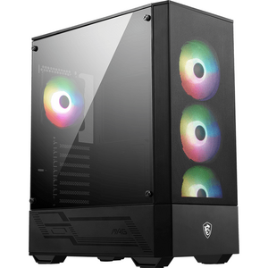 Carcasa MSI MAG FORGE 112R, Mid-Tower, RGB, Negru