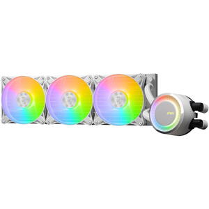 Cooler MSI MAG CORELIQUID E360 WHITE, Racire cu lichid, AIO 360mm, RGB, Intel/ AMD, Alb