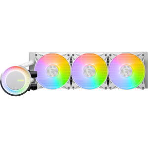 Cooler MSI MAG CORELIQUID E360 WHITE, Racire cu lichid, AIO 360mm, RGB, Intel/ AMD, Alb