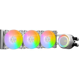 Cooler MSI MAG CORELIQUID E360 WHITE, Racire cu lichid, AIO 360mm, RGB, Intel/ AMD, Alb