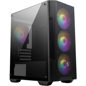 Carcasa MSI MAG FORGE M100A, mATX, RGB, Negru