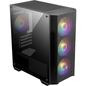 Carcasa MSI MAG FORGE M100A, mATX, RGB, Negru