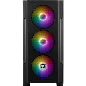 Carcasa MSI MAG FORGE M100A, mATX, RGB, Negru