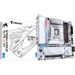 Placa de baza GIGABYTE B760M AORUS ELITE X AX, Socket 1700, DDR5, BT, Wi-Fi, ATX