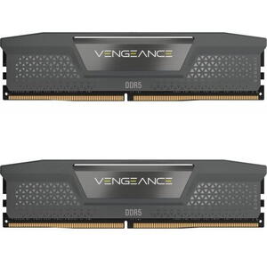 Corsair Memorie DDR5, 16GB, KIT 2x8GB, 5200MT/s, C40, 1.25V, XMP&EXPO, Negru, VENGEANCE