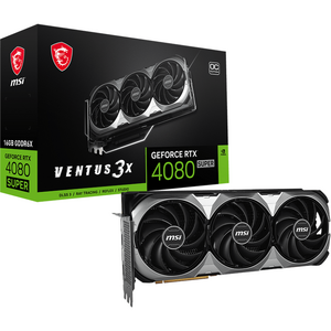 MSI GeForce RTX 4080 SUPER 16G VENTUS 3X OC, 16GB GDDR6X, 256-bit