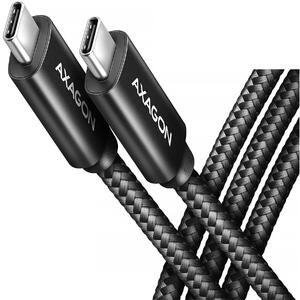 AXAGON Cablu de date BUCM32-CM15AB, USB-C 3.2 Gen 2, 1.5m, PD 100W, Negru