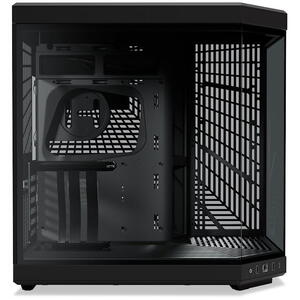 Carcasa HYTE Y70, Dual Chamber, Mid-Tower, ATX, Sticla Securizata lateral/fata, riser PCIe inclus, Negru