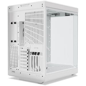 Carcasa HYTE Y70, Dual Chamber, Mid-Tower, ATX, Sticla Securizata lateral/fata, riser PCIe inclus, Alb