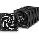 P8 Silent, 1600 rpm, 80mm, Negru, Set 5 ventilatoare