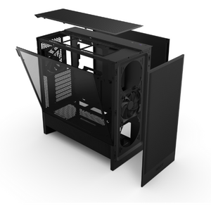 Carcasa NZXT H5 Flow (2024), Mid-Tower, ATX, Negru