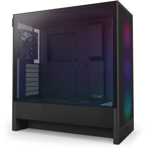 Carcasa NZXT H5 Flow RGB (2024), Mid-Tower, ATX, Negru