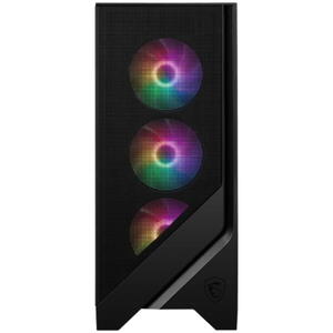 Carcasa MSI MAG FORGE 120A B65, Mid Tower, RGB, Sursa 650W, 80+ Bronze, Negru
